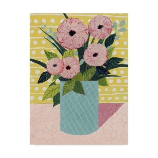 Trademark Fine Art Grace Popp 'Retro Bouquet Ii' Canvas Art, 14x19 WAG06204-C1419GG